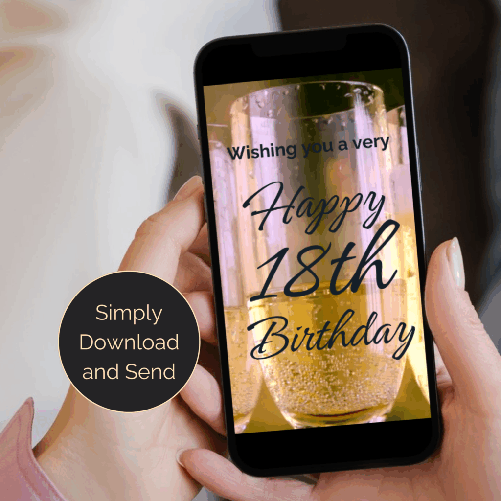 18th Birthday Ecard