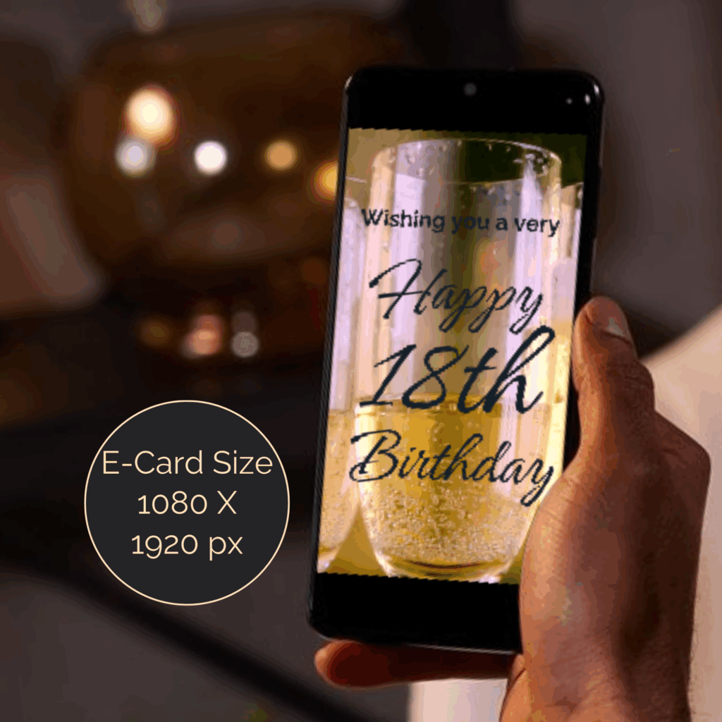 18th Birthday Ecard