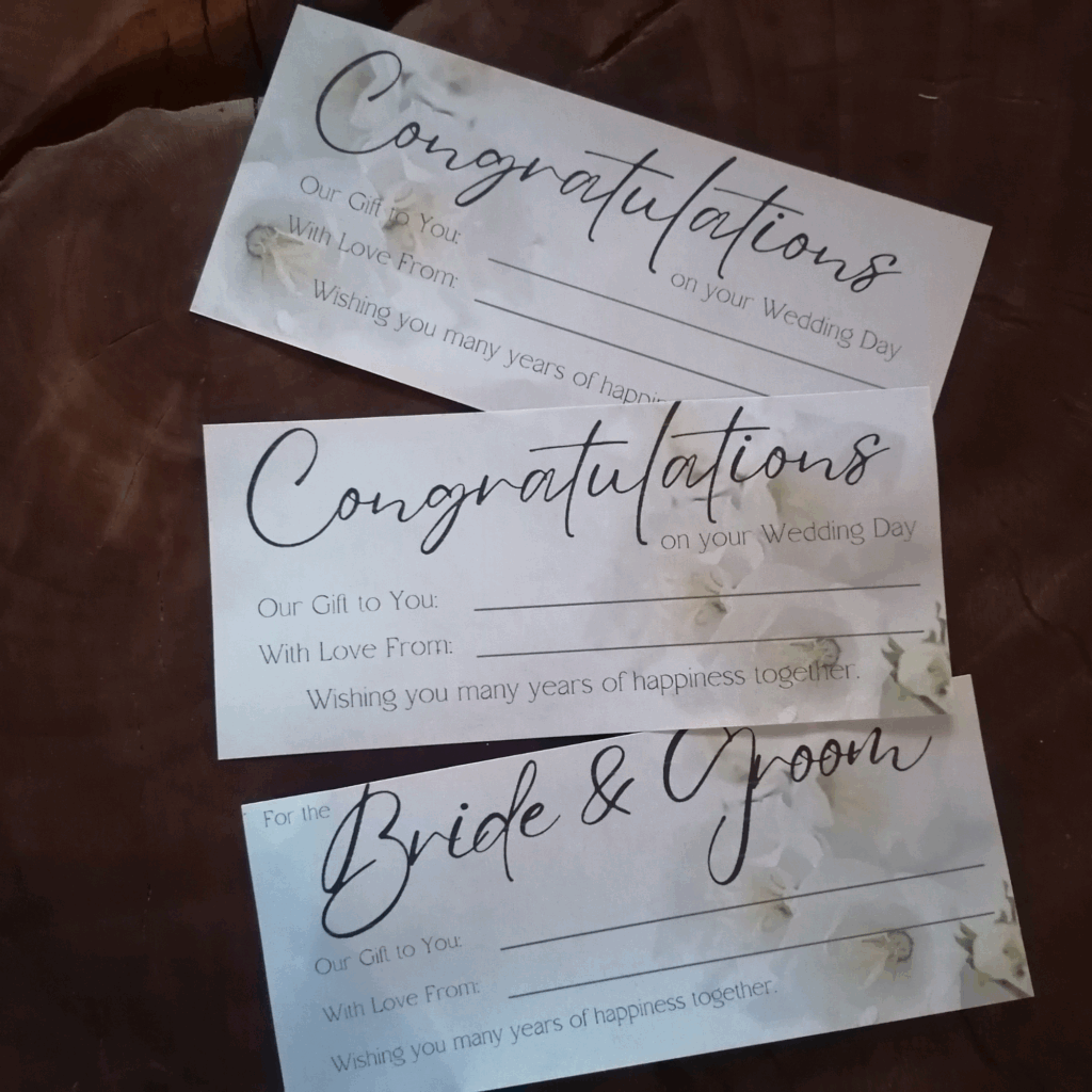 Wedding Gift voucher
