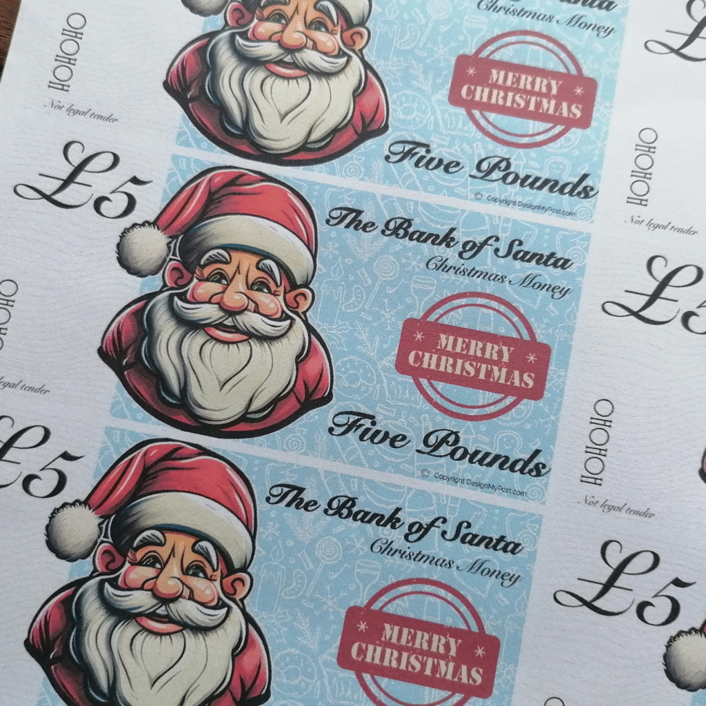 Printable Christmas Money