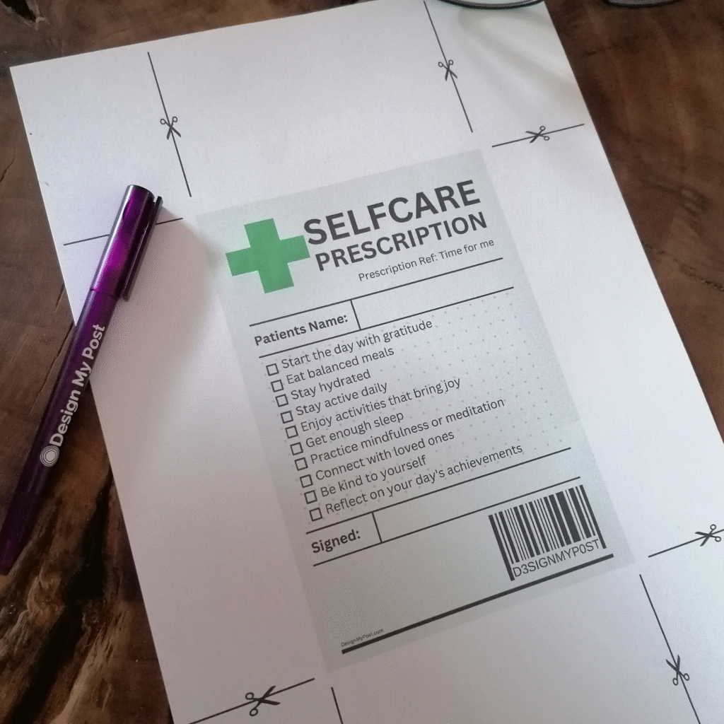 Selfcare Prescription Label