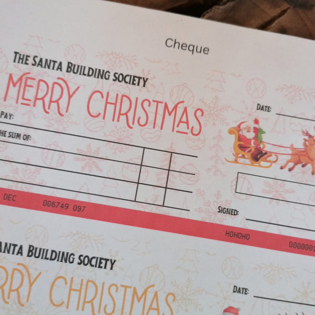Christmas Gift Cheques