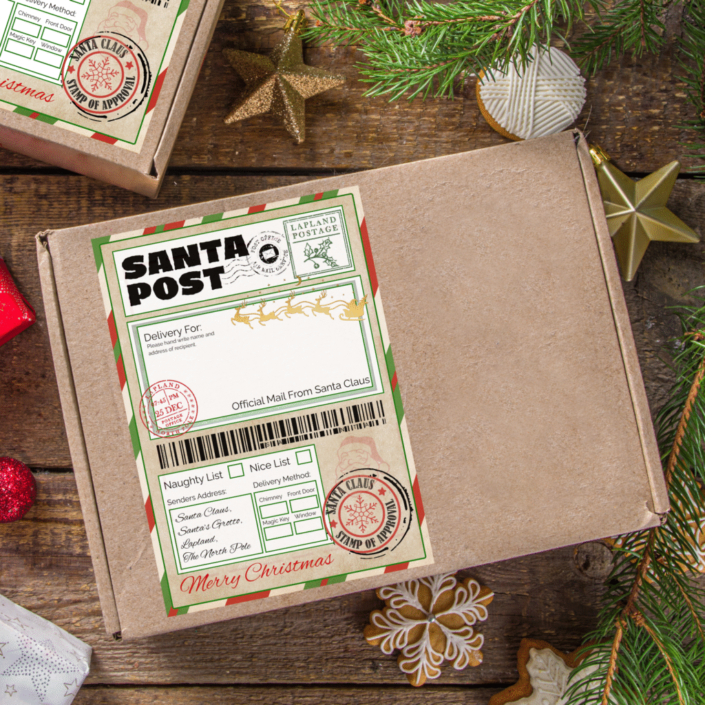 Christmas Parcel Label