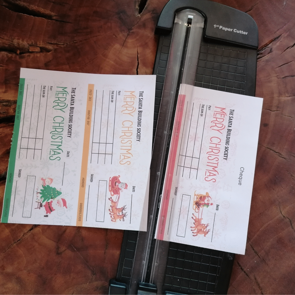 Christmas Gift Cheques