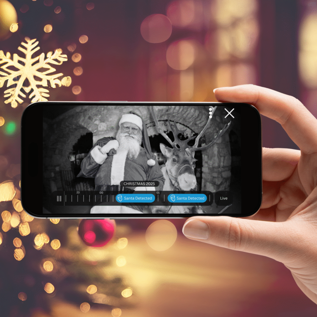 Santa Doorbell Photo