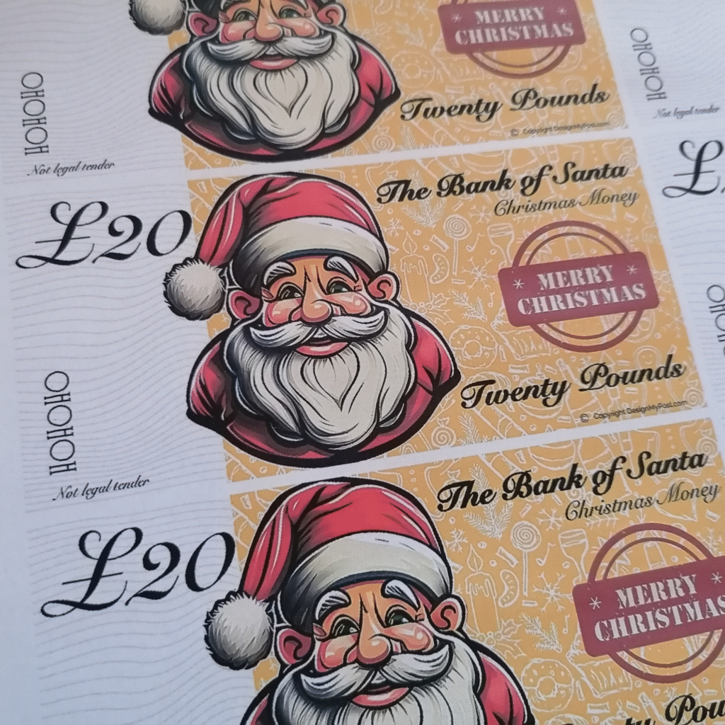 Bank of Santa £20 Note