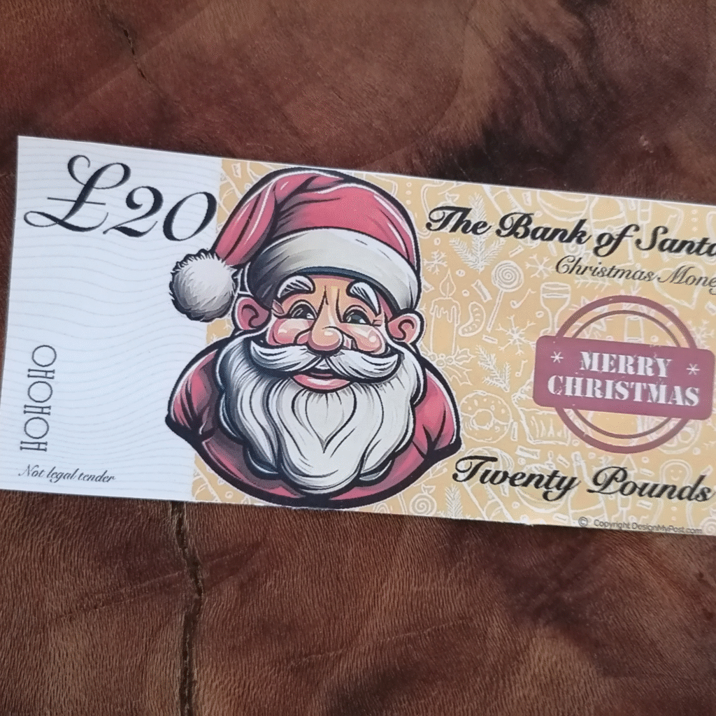 Bank of Santa £20 Note