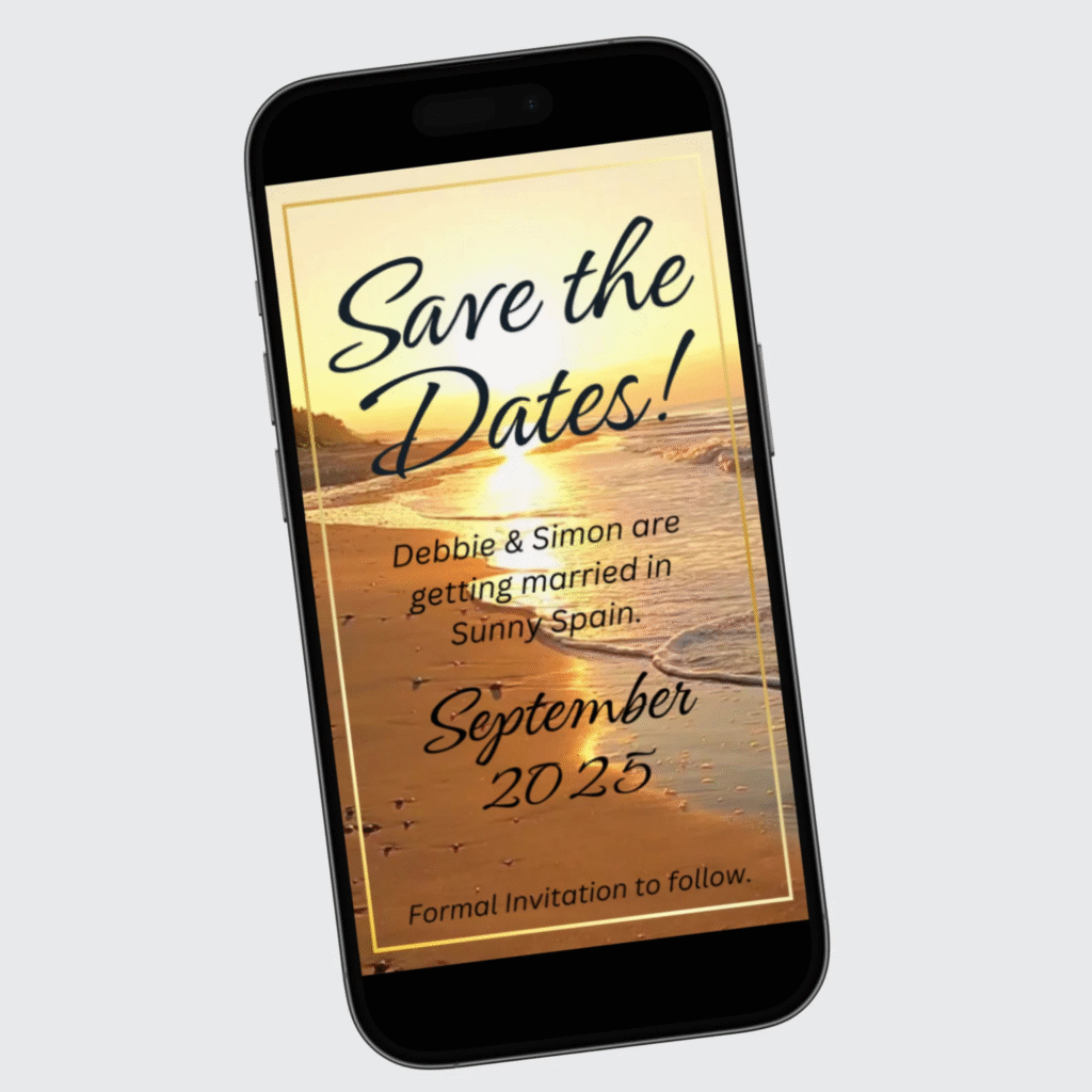 Save the date ecard