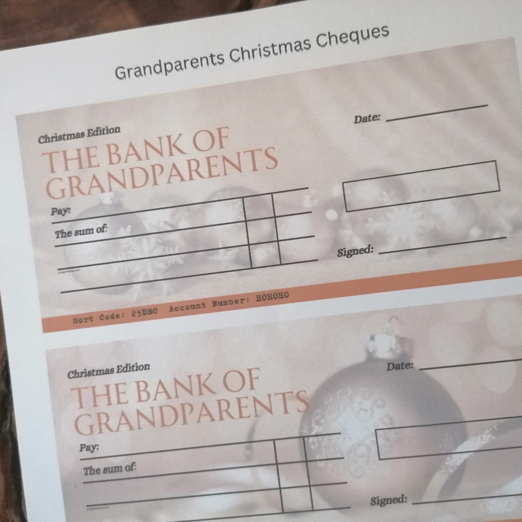 Christmas Cheque