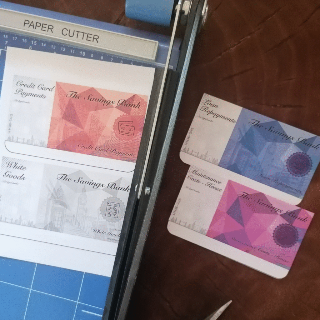 Cash Stuffing Budget Placeholders