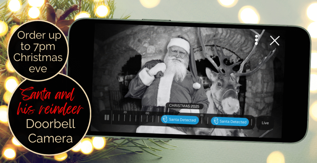 Santa Doorbell Photo