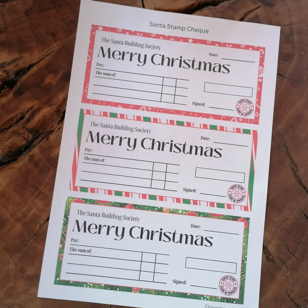Christmas Gifting Cheques