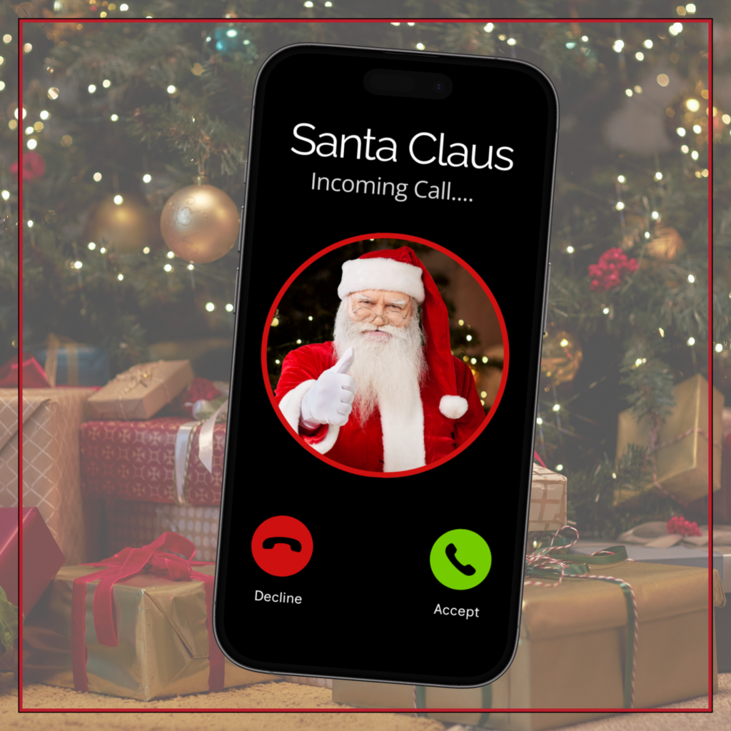 Video call from Santa