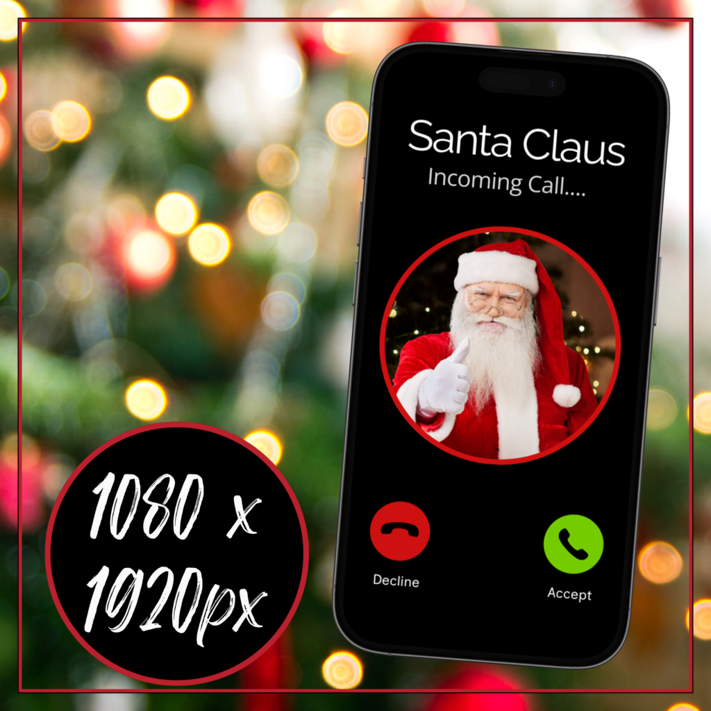 Mobile phone call from Santa