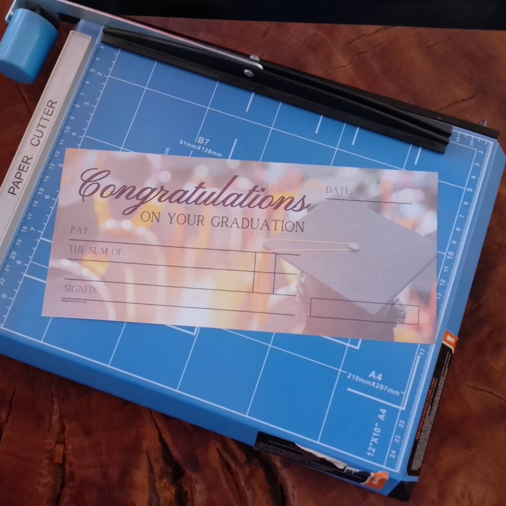 PRINTABLE Graduation Cheque
