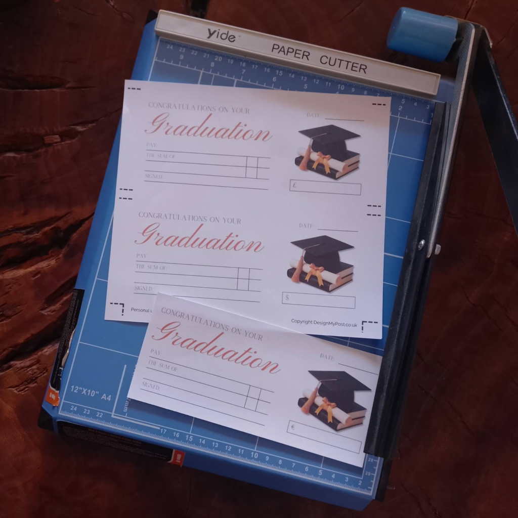 Graduation Cheque