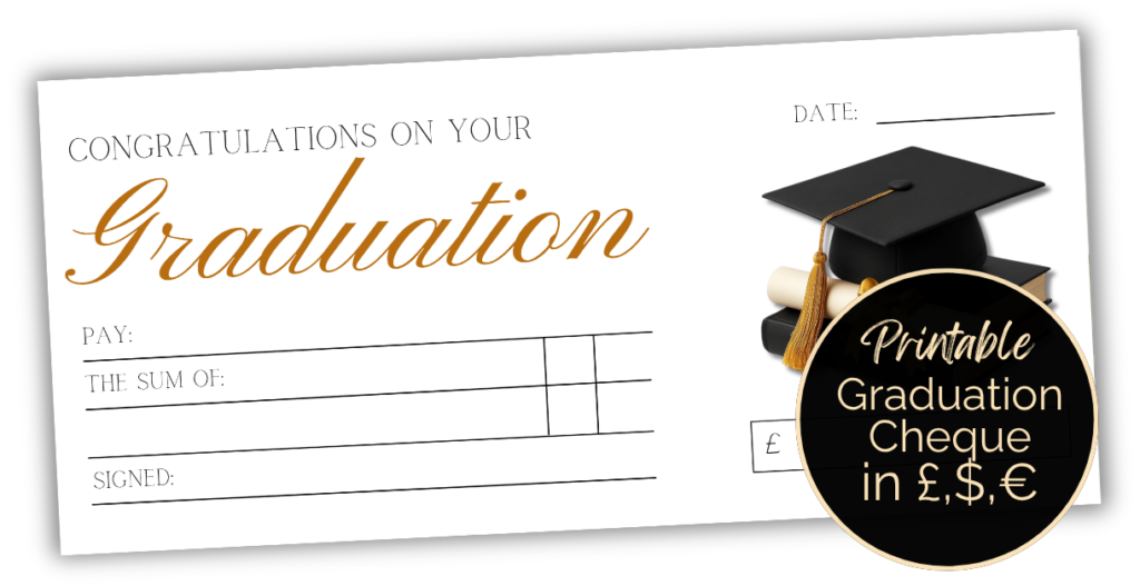 Graduation Cheque
