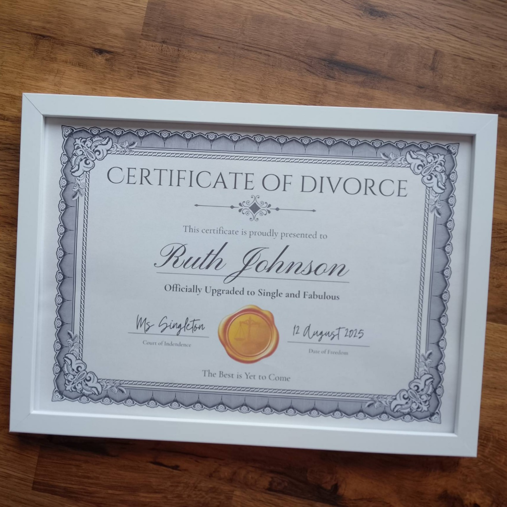 Divorce Certificate