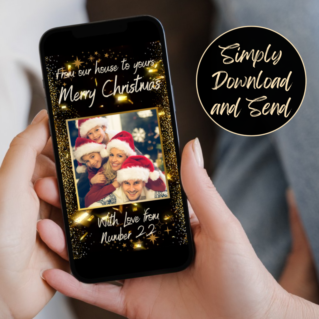 Animated Christmas Ecard with Photo