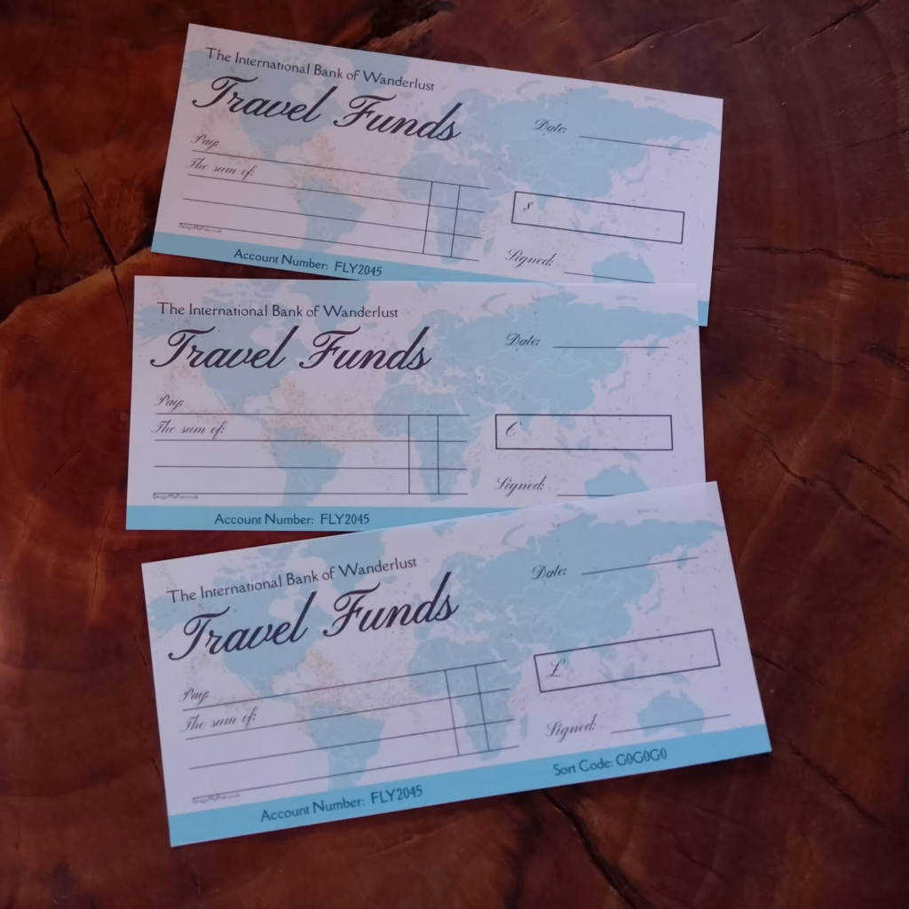 Travel Funds Cheque
