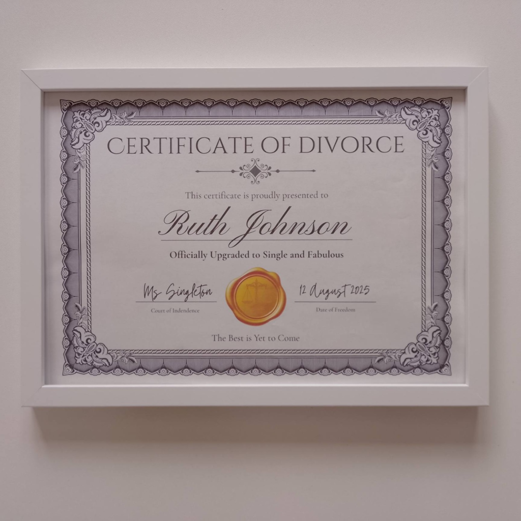 Divorce gift