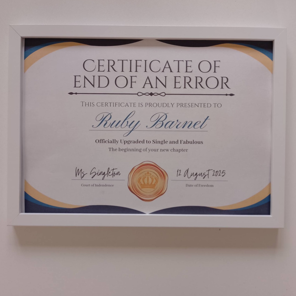 Divorce Certificate