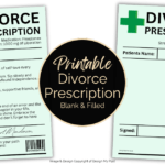 Printable Divorce Prescription