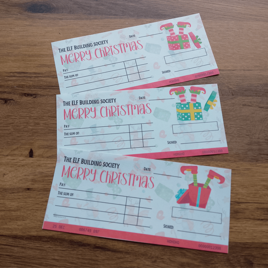 Christmas Gift Cheques